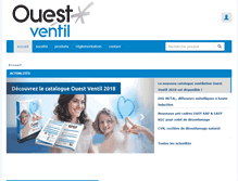 Tablet Screenshot of ouestventil.fr
